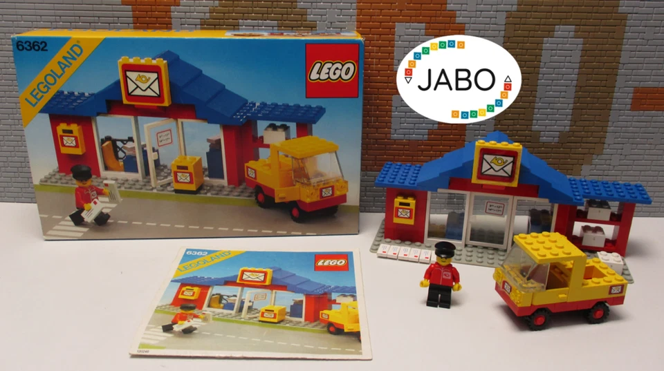 ( AH 3 ) Lego 6362  Postamt / Post Office OVP &  BA - Bild 1 von 4