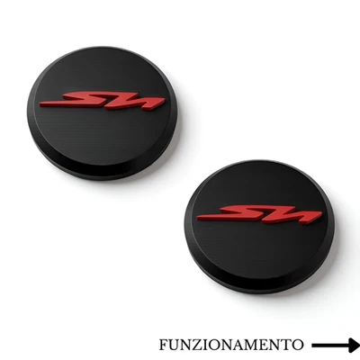 2x Tappini Specchietti Honda SH 125 150 300 Plug & Play Gomma Personalizzabili - Imagen 1 de 4