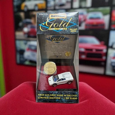 Vintage 1996 Matchbox Gold Collection Lamborghini Diablo White Limited Edition  - Image 1 of 4