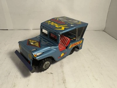 Vintage Japan Tin Mobil Service Toy Jeep Friction Truck - Image 1 of 4
