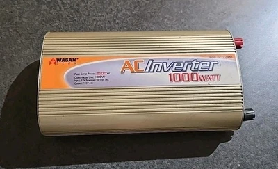 Wagan Tech Pure Sine Wave 1000 Watt Power AC Inverter 2500w Peak Surge 22941 - Image 1 of 4