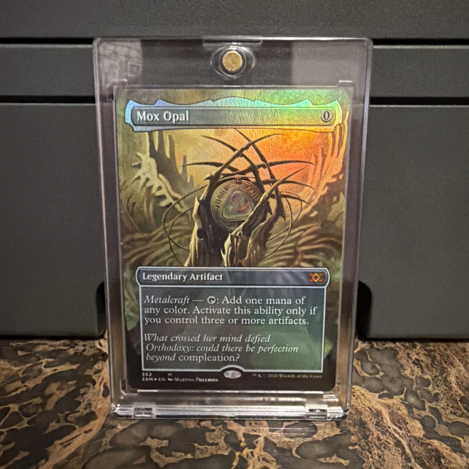 Mox Opal - Borderless - Double Masters Foil - Image 1 of 2