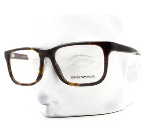 Emporio Armani Eyeglasses EA 3218 5897 Glasses Shiny Brown Tortoise 55mm No Case - Picture 1 of 5