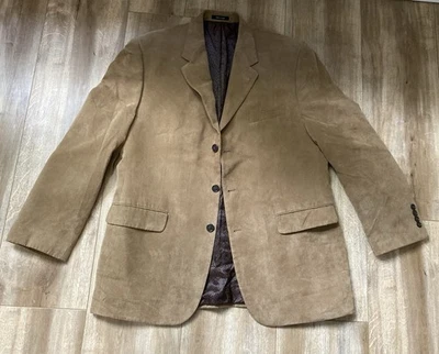 Ralph Lauren Corduroy Blazer Men's Size 42R Brown Lined Sport Coat Dillard's - Image 1 of 4
