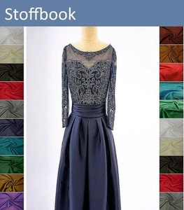 UNIVERSELLER EDEL TAFT STOFF SCHIMMERND TAFTSTOFF STOFFE ~15 FARBEN #D8 - Picture 1 of 33