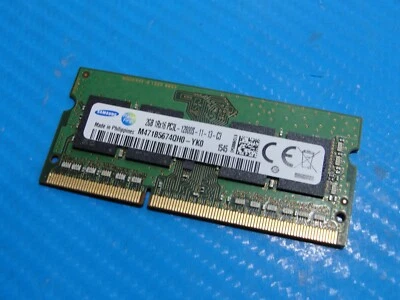 Dell 15 3558 Samsung 2GB 1Rx16 PC3L-12800S SO-DIMM RAM Memory M471B5674QH0-YK0 - Image 1 of 3