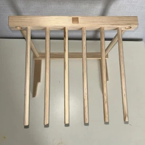 Pasta Drying Rack by Ronco Natural Wood Construction (New) (without Package) - Picture 1 of 7