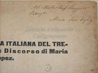 Maria Savi Lopez La Donna Italiana Del Trecento 1891 Bideri Napoli Invio Autogr