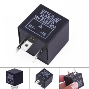 3-Pin CF14 JL-02 EP35 Car LED Flasher Relay Fix Turn Signal Hyper Flash 12V J Ht - Picture 1 of 5
