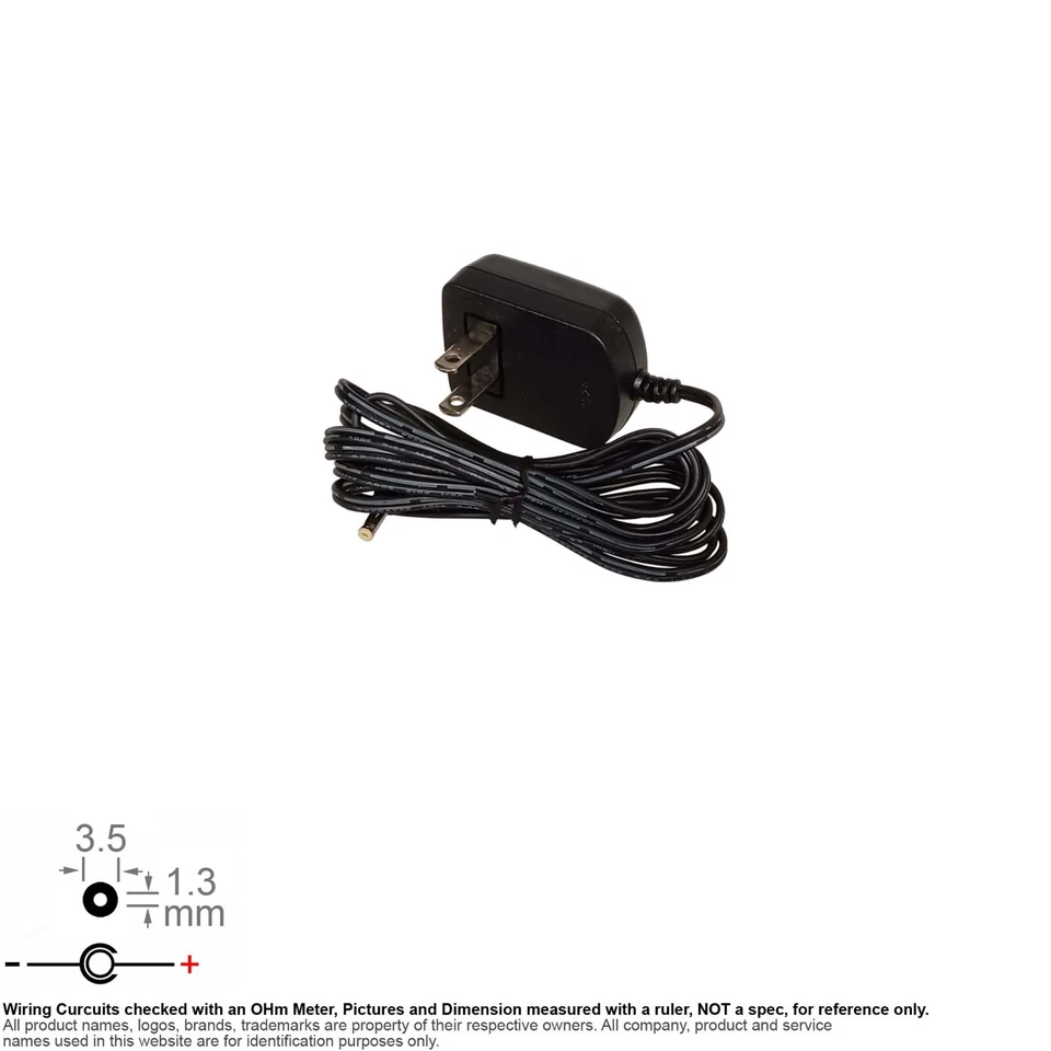 Power Adapter AC DC 3513 19Vdc DC19V 19V 0.1A 100mA Uniden PS-0011 - Image 1 of 3