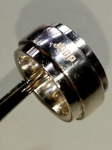Ring Silver 925 JOOP! Band ring solid heavy unisex classic size 55 / 17.5 mm - Picture 1 of 14