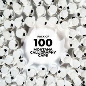 Tapas de caligrafía Montana - paquete de 100 - Imagen 1 de 3