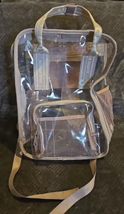Steve Madden Nostalgic Clear Backpack Pink Bag ONLY - Picture 1 of 6