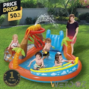 Lava Lagoon Play Centre Play pool Safety Inflatable Fun Slide 265cm x 265cm - Picture 1 of 7