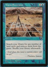 Mana Severance Tempest NM Blue Rare MAGIC GATHERING CARD (ID# 232670) ABUGames