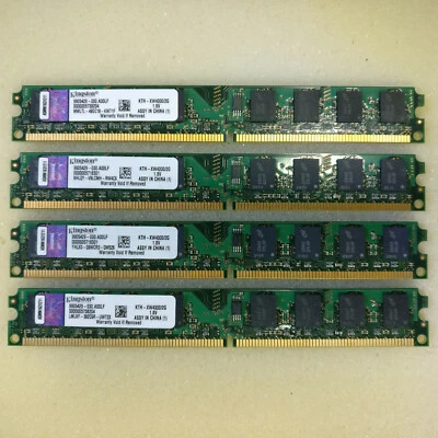 Memoria ram dimm Kingston kit 4x2GB DDR2 667 KTH-XW4300/2 8GB - Usate Test ok - Immagine 1 di 2