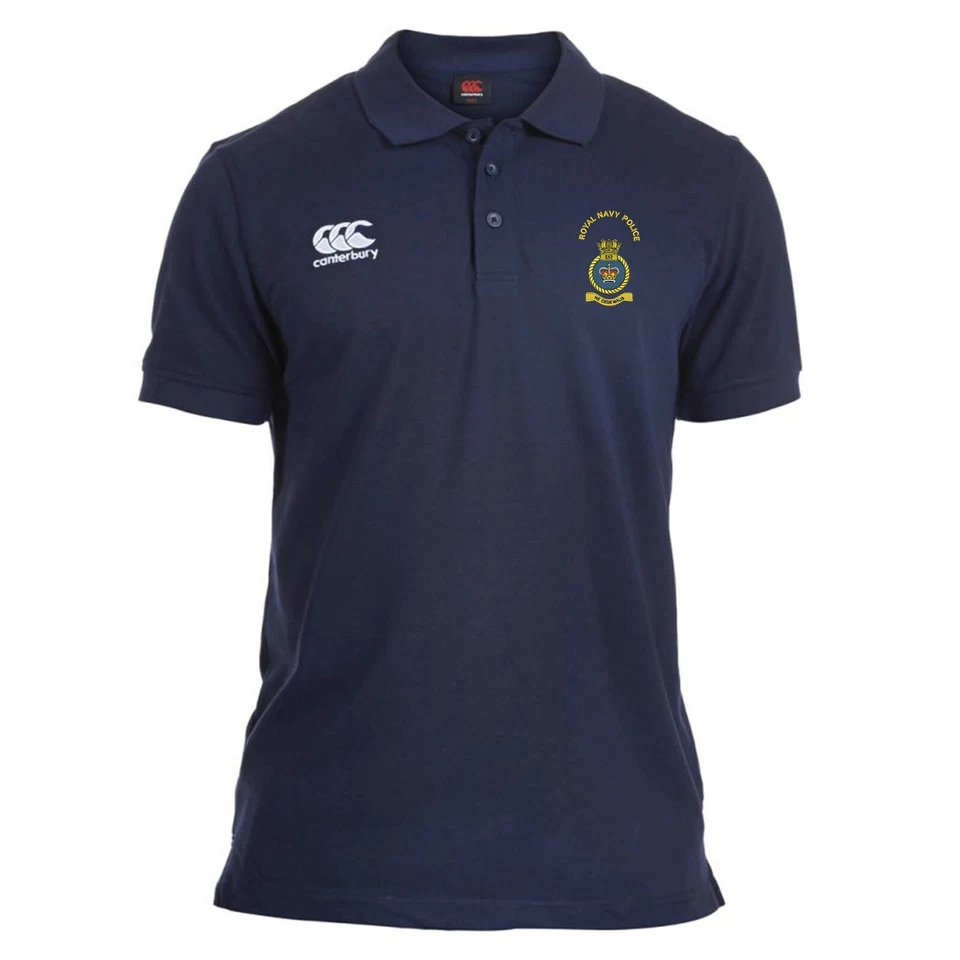 OFFICIAL Royal Navy Police embroidered Canterbury Rugby Polo Shirt  - Image 1 of 1