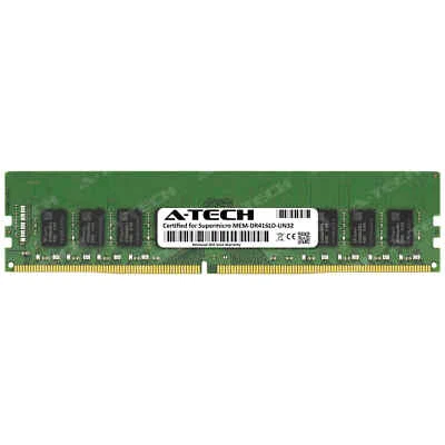 16GB DDR4 PC4-25600 DIMM Supermicro MEM-DR416LD-UN32 Hynix Equivalent Memory RAM - Image 1 of 3