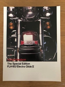 1978 NOS Vintage Harley Davidson Electra Glide II FLH-80 Brochure AMF H-D - Picture 1 of 3