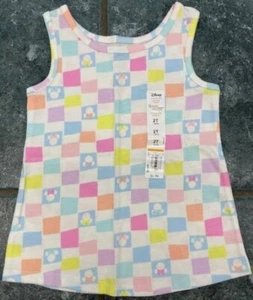 Toddler Girls Disney MINNIE MOUSE White Tank Top - Size 2T - New - Picture 1 of 3