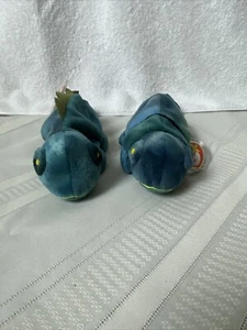 TY Original Beanie Babies Iguana Iggy and Rainbow 1997 2er Set - Bild 1 von 3