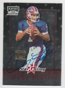 DOUG FLUTIE 1999 Playoff Momentum SSD "Star Gazing" Autograph SP ON CARD AUTO - Picture 1 of 2
