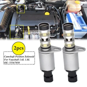 Pair Camshaft Timing Solenoid Control Valve VVT For Holden Astra Cruze 55567050 - Picture 1 of 6