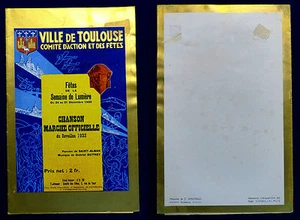 Komiteemütze Aktion Und Des Feiern Der Toulouse - La Semaine De Lumière 1933 - Picture 1 of 1