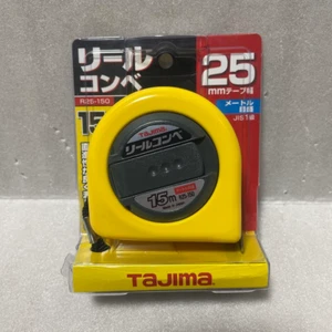 Tajima R25-150BL Measuring Tape Hand Reel Type 15m x 25mm From Japan New - Picture 1 of 3