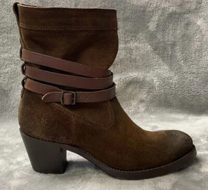 FRYE Women’s Brown Suede Boot Size 6 - Picture 1 of 10