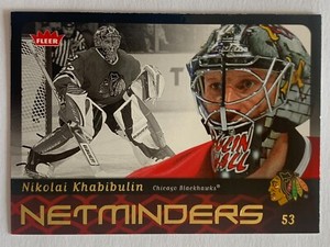 2006-07 Fleer Netminders Nikolai Khabibulin Chicago Blackhawks #N7