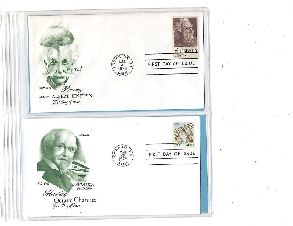 US: 2 FDCs XF 52519 - Image 1 of 1