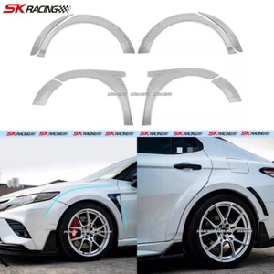 Car Wheel Fender Flares Eyelid NEW Unpainted Kit Fits Toyota Camry SE XSE 18-24 - Picture 1 of 20