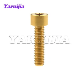 Titanium Bolt M8x15 20 25 30 35 40 45 50 60 70mm Socket Cap Hex Allen Ti Screws - Picture 1 of 12
