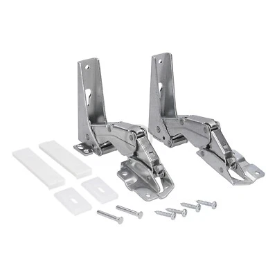 BLUPARTS - KOMPATIBEL [19,05 €/Stk] Türscharnier Set oben unten wie INDESIT C00636779 für Kühlschrank