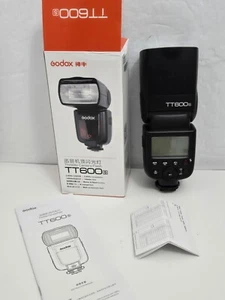 Godox TT600 Camera Flash Speedlite F Nikon Canon Sony Fuji Olympus Lumix - Picture 1 of 19