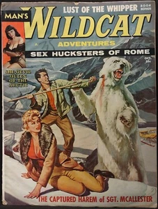 Man's Wildcat Adventures Pulp Adventure Men's Magazine October 1959 - Picture 1 of 4