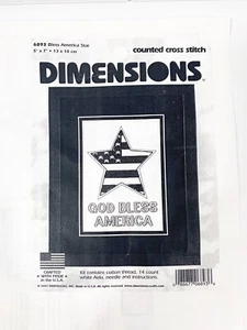 Menge 2 Vintage Land Kreuzstich Kits Gänse & Gott segne Amerika-Anfänger - Bild 1 von 3