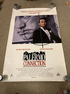 THE PALERMO CONNECTION Original Video Movie Poster Belushi 1989 ROLLED - Picture 1 of 6