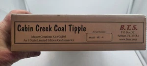 Cabin Creek Coal Tipple Master Creations Kit #08105 S Scale Open Box - Picture 1 of 22