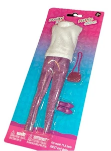Barbie Fashion Doll Pants Suit outfit Purple Shoes & Purse NIB Clone Poupee Mode - Picture 1 of 7