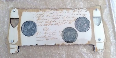 Geocoin Kiel Siegel 3 Coins inkl. Aufsteller - Bild 1 von 2