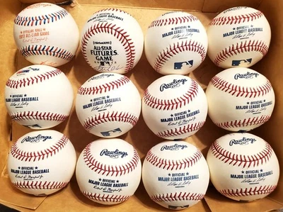 RAWLINGS ~ PELOTAS DE BÉISBOL OFICIALES DE LAS GRANDES LIGAS - LOTE DE 12 - Firmado - Hagerstown Suns Foto 1 de 2