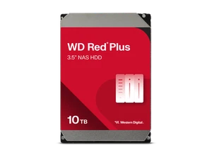 WD Red Plus 10TB NAS Hard Disk Drive - 7200 RPM Class SATA 6Gb/s, CMR, 256MB - Picture 1 of 5