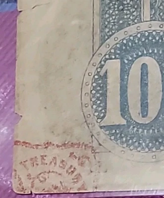 $100 1864 The Confederate States Of America $100 Dollar WITH TREASURY STAMP!! - Image 1 of 4