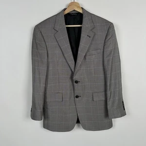 Jos A Bank Signature 2 Knopf Seide Wolle Blazer 38 S Sport Mantel Glencheck kariert - Bild 1 von 14