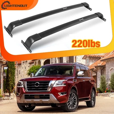  Barra transversal 2P para equipaje portaequipajes de carga portaequipajes Nissan Armada 2017-2024  Foto 1 de 4