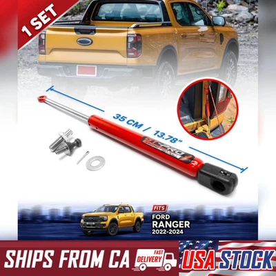Fits Ford Ranger P703 Next Gen 2022-2024 GT PRO Tailgate Rear Strut Shock Up Red - Image 1 of 4