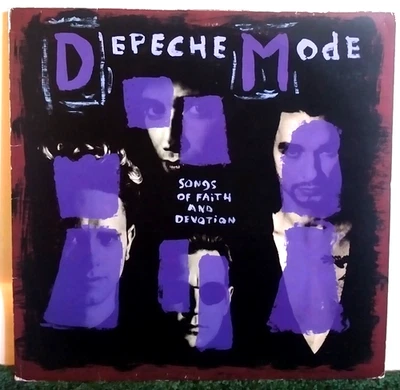Depeche Mode ‎– Songs Of Faith And Devotion Vinyl 1993 UK LP - Mute ‎– STUMM 10 - Image 1 of 4