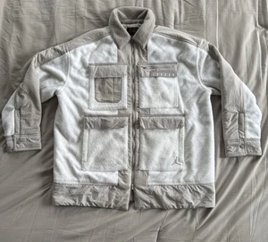 Jordan Cozy Girl Damen Jacke DJ2723-121 Oversized Fit Beige/Grau Größe L - Bild 1 von 14